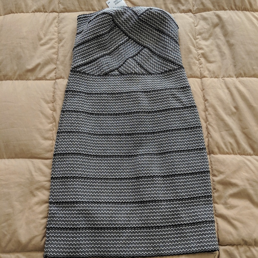 H&M Divided strapless strech tight dress 6